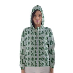 Green Boots Hooded Wind Breaker (women) by snowwhitegirl