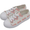 Cupcake White Pink Kids  Low Top Canvas Sneakers View2