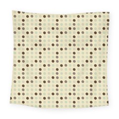 Brown Green Grey Eggs Square Tapestry (large)