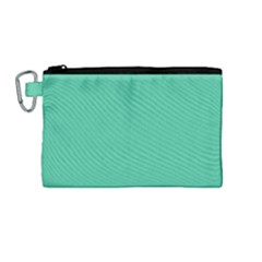 Seafoamy Green Canvas Cosmetic Bag (medium) by snowwhitegirl
