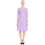 Lilac Morning Wrap Up Cocktail Dress