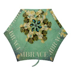 Embrace Shabby Chic Collage Mini Folding Umbrellas by NouveauDesign
