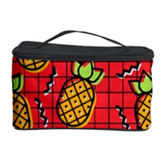 Fruit Pineapple Red Yellow Green Cosmetic Storage Case by Alisyart