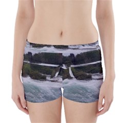 Sightseeing At Niagara Falls Boyleg Bikini Wrap Bottoms by canvasngiftshop