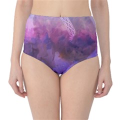 Ultra Violet Dream Girl High-waist Bikini Bottoms by NouveauDesign