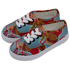 Girl On A Bike Kids  Classic Low Top Sneakers by chipolinka
