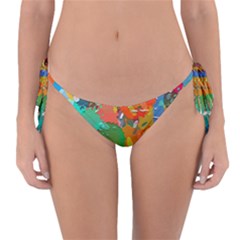 Background Colorful Abstract Reversible Bikini Bottom by Nexatart