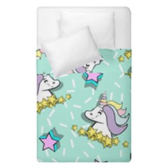 Magical Happy Unicorn And Stars Duvet Cover Double Side (single Size) by Bigfootshirtshop