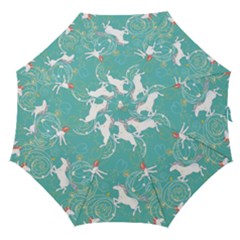 Magical Flying Unicorn Pattern Straight Umbrellas by Bigfootshirtshop