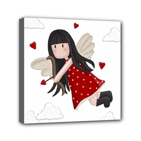 Cupid Girl Canvas Travel Bag by Valentinaart