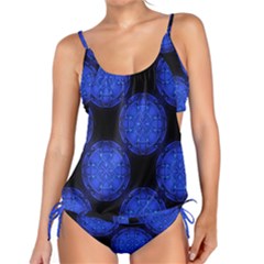 Blueberry Cosmos Tankini Set by whimsyart2wear