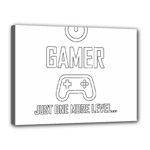 Gamer Canvas 16  X 12  by Valentinaart