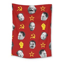Communist Leaders Medium Tapestry by Valentinaart