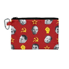 Communist Leaders Canvas Cosmetic Bag (medium) by Valentinaart