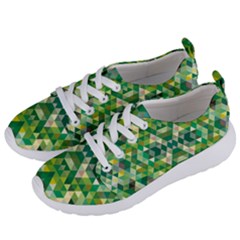Forest Abstract Geometry Background Women s Lightweight Sports Shoes by Nexatart