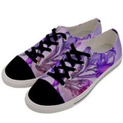 Flowers Flower Purple Flower Men s Low Top Canvas Sneakers by Nexatart