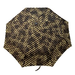 Honeycomb Beehive Nature Folding Umbrellas by Nexatart