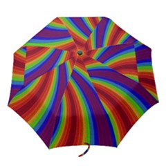 Abstract Pattern Lines Wave Folding Umbrellas by Nexatart