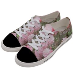 Flowers Roses Art Abstract Nature Women s Low Top Canvas Sneakers by Nexatart
