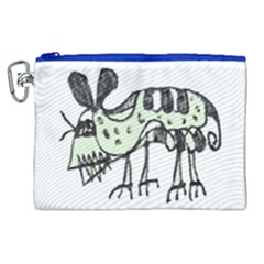 Monster Rat Pencil Drawing Illustration Canvas Cosmetic Bag (xl) by dflcprints