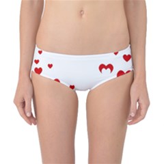 Heart Shape Background Love Classic Bikini Bottoms by Nexatart
