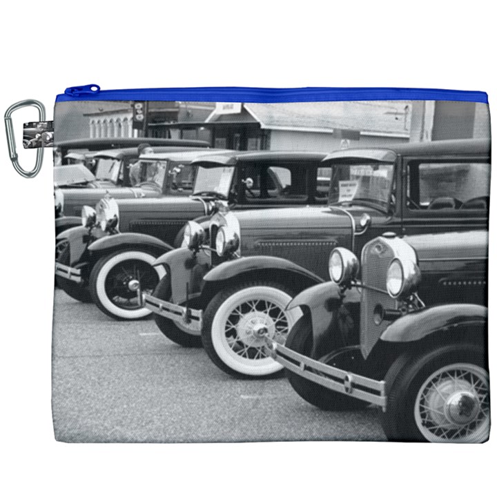 Vehicle Car Transportation Vintage Canvas Cosmetic Bag (XXXL)