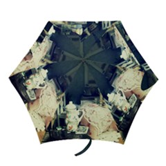 Abandonded Dollhouse Mini Folding Umbrellas by snowwhitegirl