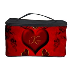 Wonderful Hearts, Kisses Cosmetic Storage Case by FantasyWorld7