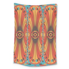Geometric Extravaganza Pattern Large Tapestry by linceazul