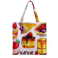 Xoxo Zipper Grocery Tote Bag by KuriSweets