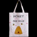Bee mine Valentines day Zipper Classic Tote Bag View2