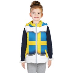 Sweden Flag Country Countries Kid s Puffer Vest by Nexatart