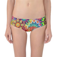 Colorful Abstract Background Colorful Classic Bikini Bottoms by Nexatart