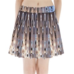 Wallpaper Steel Industry Pleated Mini Skirt by Nexatart