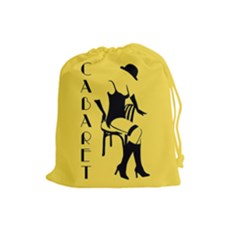 Cabaret Drawstring Pouches (large)  by Valentinaart