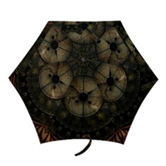Steampunk, Wonderful Noble Steampunnk Design Mini Folding Umbrellas by FantasyWorld7