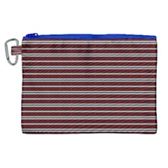 Indian Stripes Canvas Cosmetic Bag (xl) by jumpercat