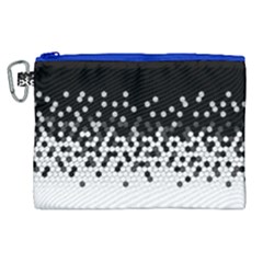 Flat Tech Camouflage Black And White Canvas Cosmetic Bag (xl) by jumpercat