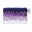 Flat Tech Camouflage Reverse Purple Canvas Cosmetic Bag (Large) View2