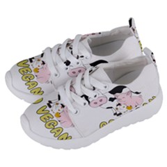 Friends Not Food - Cute Cow, Pig And Chicken Kids  Lightweight Sports Shoes by Valentinaart