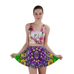 Sunshine In Mind The Season Is Decorative Fine Mini Skirt by pepitasart