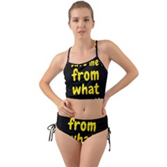 Save Me From What I Want Mini Tank Bikini Set by Valentinaart