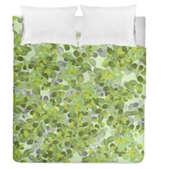 Leaves Fresh Duvet Cover Double Side (queen Size) by jumpercat