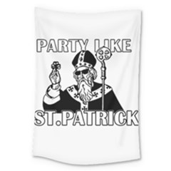  St  Patricks Day  Large Tapestry by Valentinaart