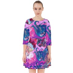 Background Art Abstract Watercolor Smock Dress by Nexatart