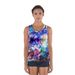 Background Art Abstract Watercolor Sport Tank Top 