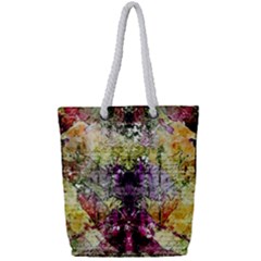Background Art Abstract Watercolor Full Print Rope Handle Tote (small) by Nexatart