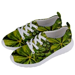 Top View Leaves Women s Lightweight Sports Shoes by dflcprints