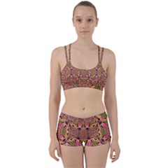 Jungle Flowers In Paradise  Lovely Chic Colors Women s Sports Set by pepitasart