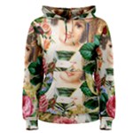 Little Girl Victorian Collage Women s Pullover Hoodie